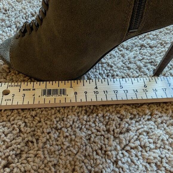 Coach Olie Open Toe Booties Women's 5.5 Career Office Preppy - Picture 7 of 8